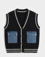 Gilet Urban Knit Denim – Image 2