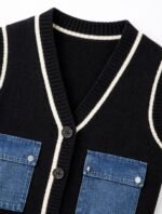 Gilet Urban Knit Denim – Image 4