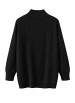 Pull femme d’hiver brodé – Love Is Good Nice Day – Image 4