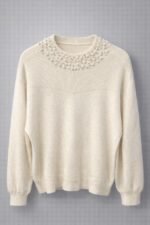 Pull femme élégant avec col perlé – Pull chaud hiver chic – Image 14