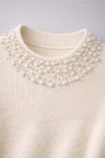 Pull femme élégant avec col perlé – Pull chaud hiver chic – Image 12