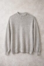 Pull femme élégant avec col perlé – Pull chaud hiver chic – Image 8