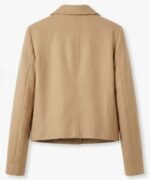 Veste courte beige élégante à double boutonnage – style moderne et chic – Image 4