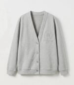 Cardigan gris femme boutonné – style confortable et moderne