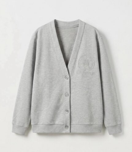 Cardigan gris femme boutonné – style confortable et moderne