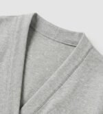 Cardigan gris femme boutonné – style confortable et moderne – Image 2